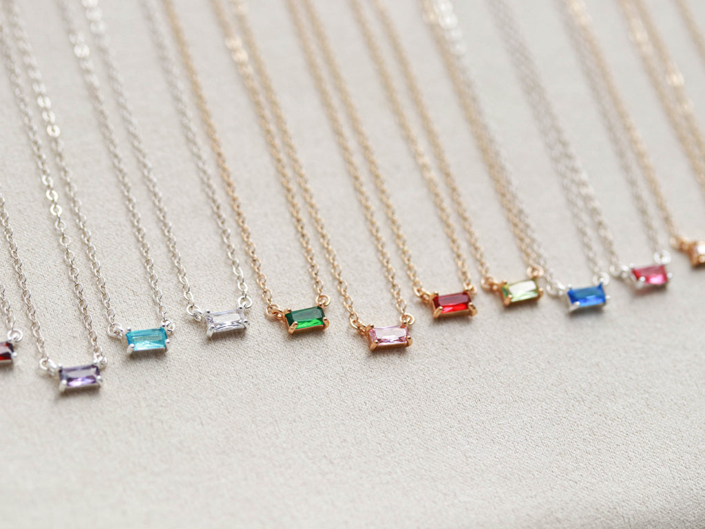 Tom Design Baguettes complete in birthstones.