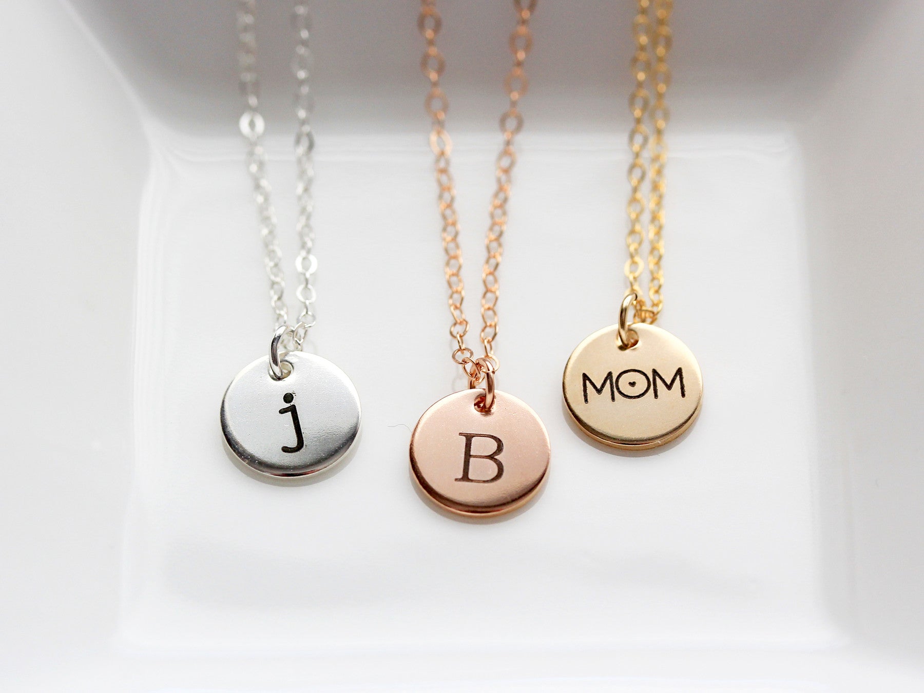 Name and Birth Date Mom Necklace – Stamps of Love, LLC