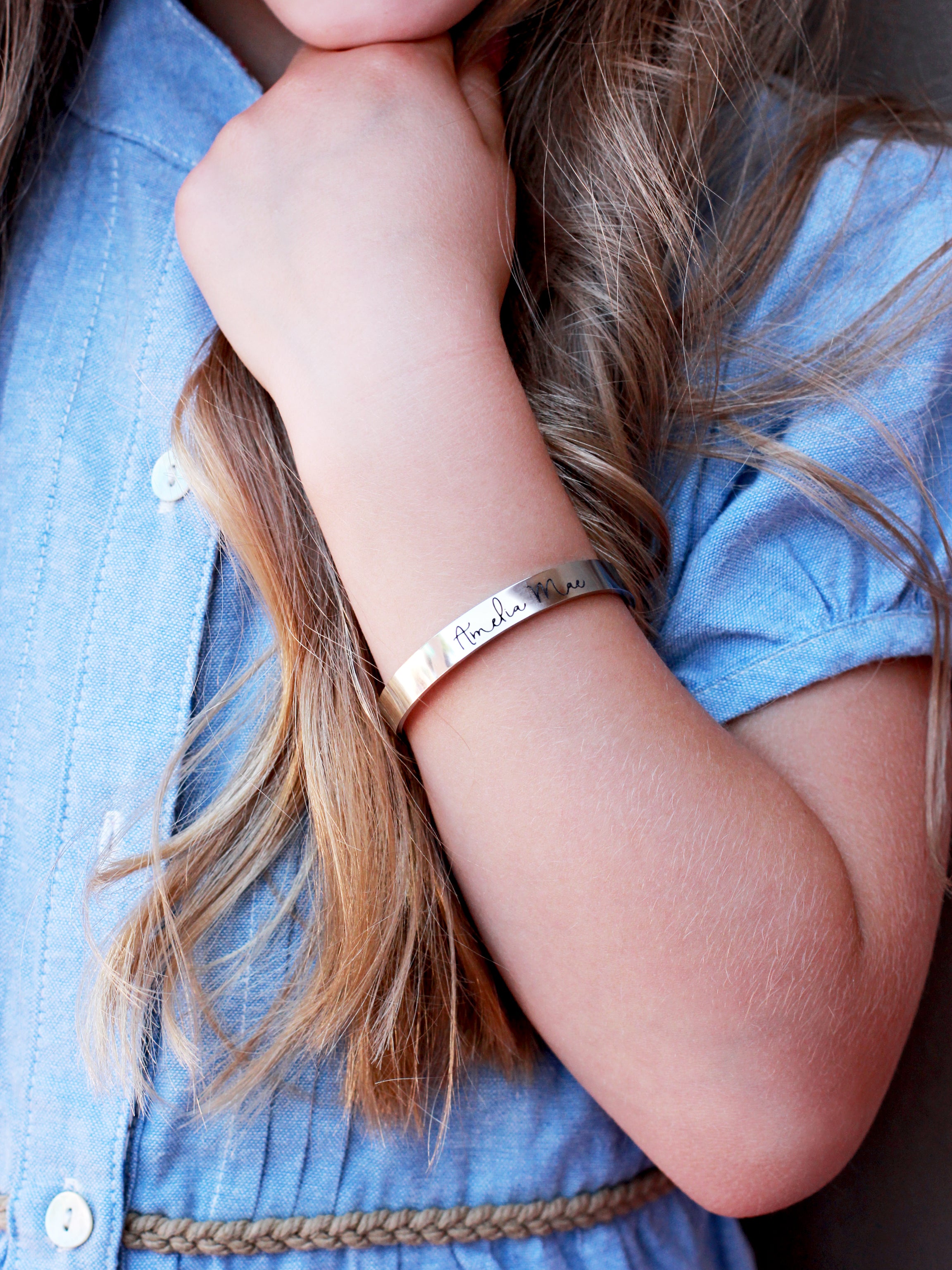 Flower hot sale girl bangle