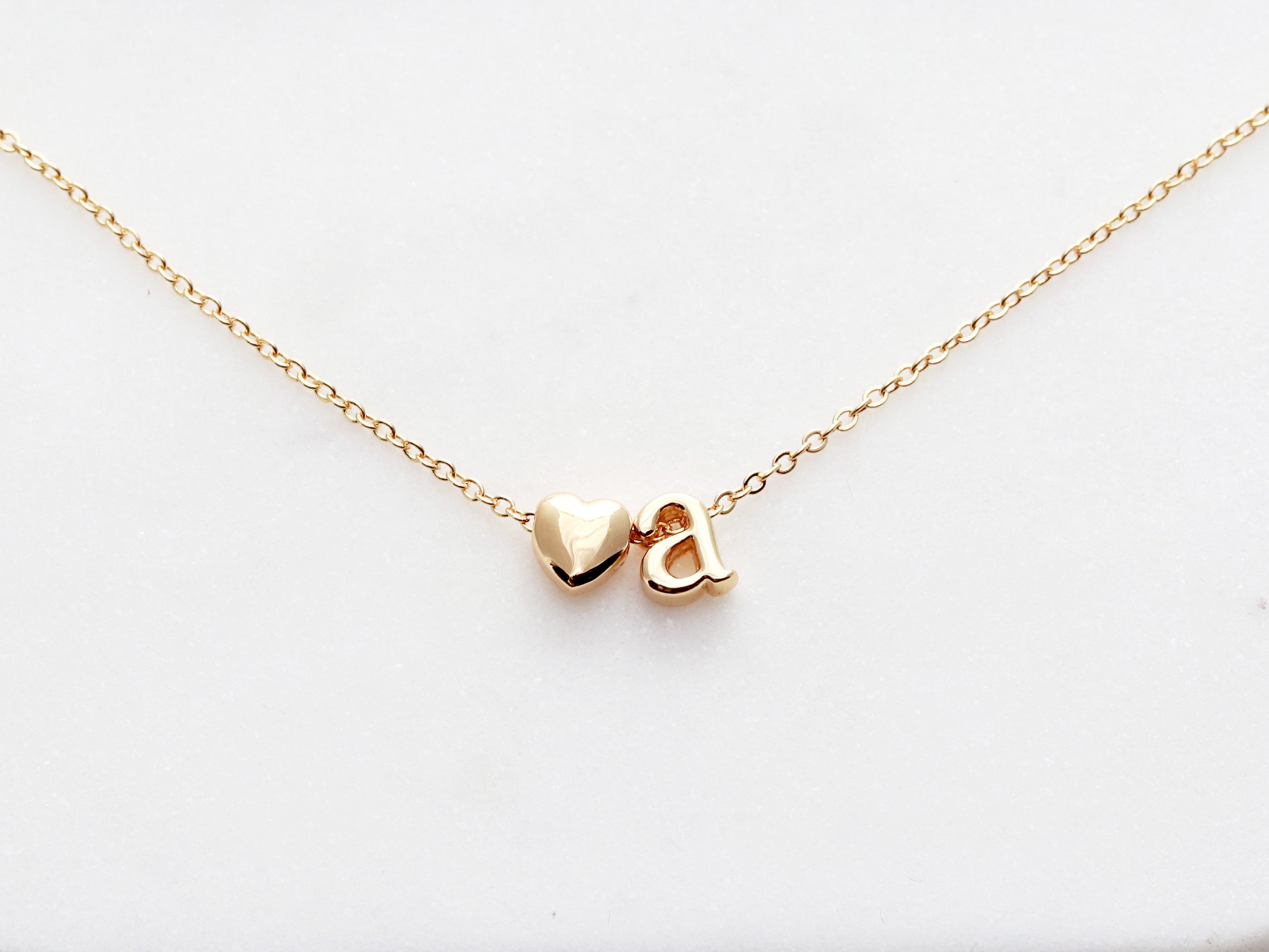 Lowercase Initial Necklace 85780:70014:P 14KR - Necklaces | TNT Jewelers |  Easton, MD