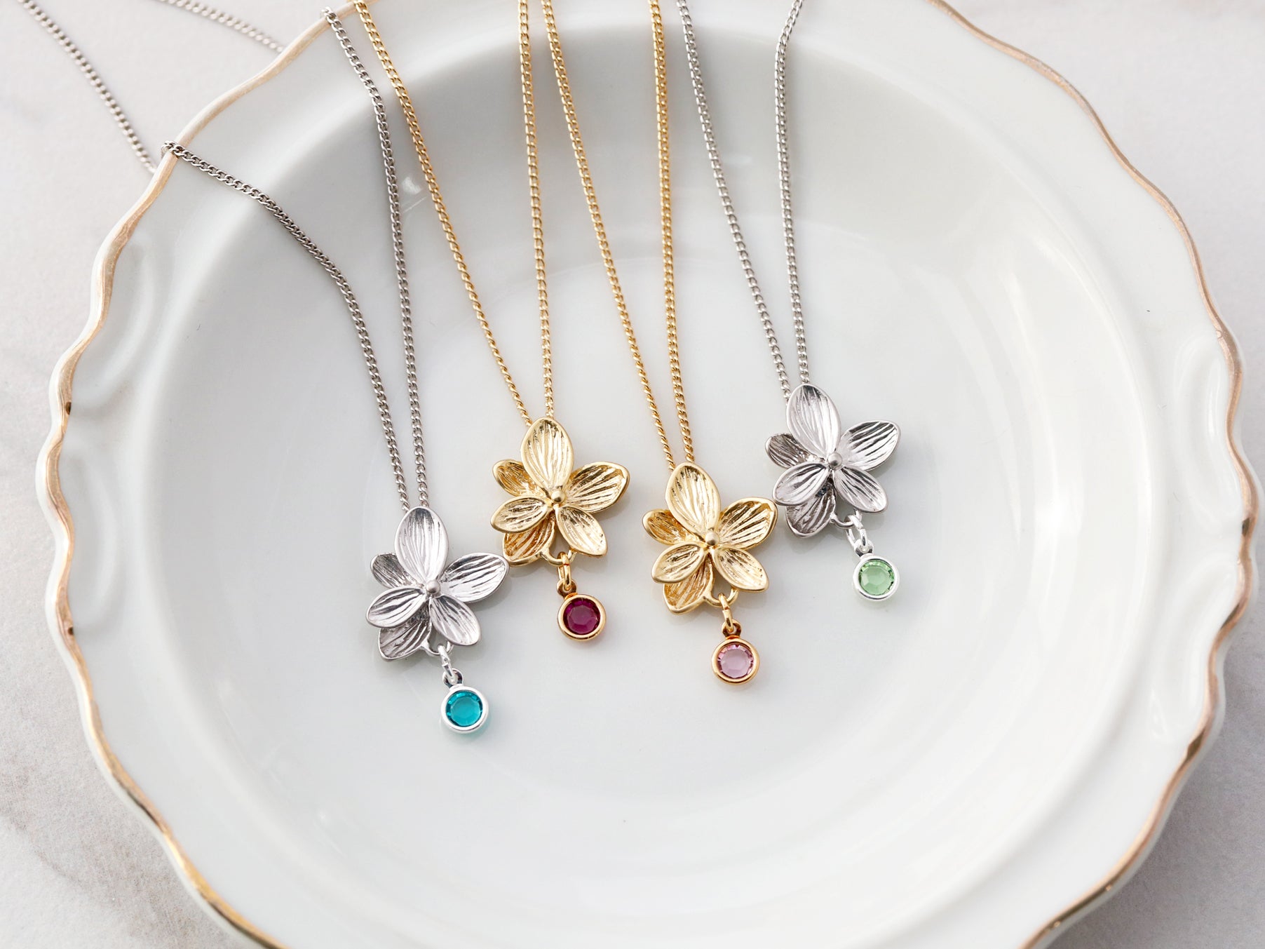 Buy Mother Daughter Birthstone Necklace Online In India - Etsy India