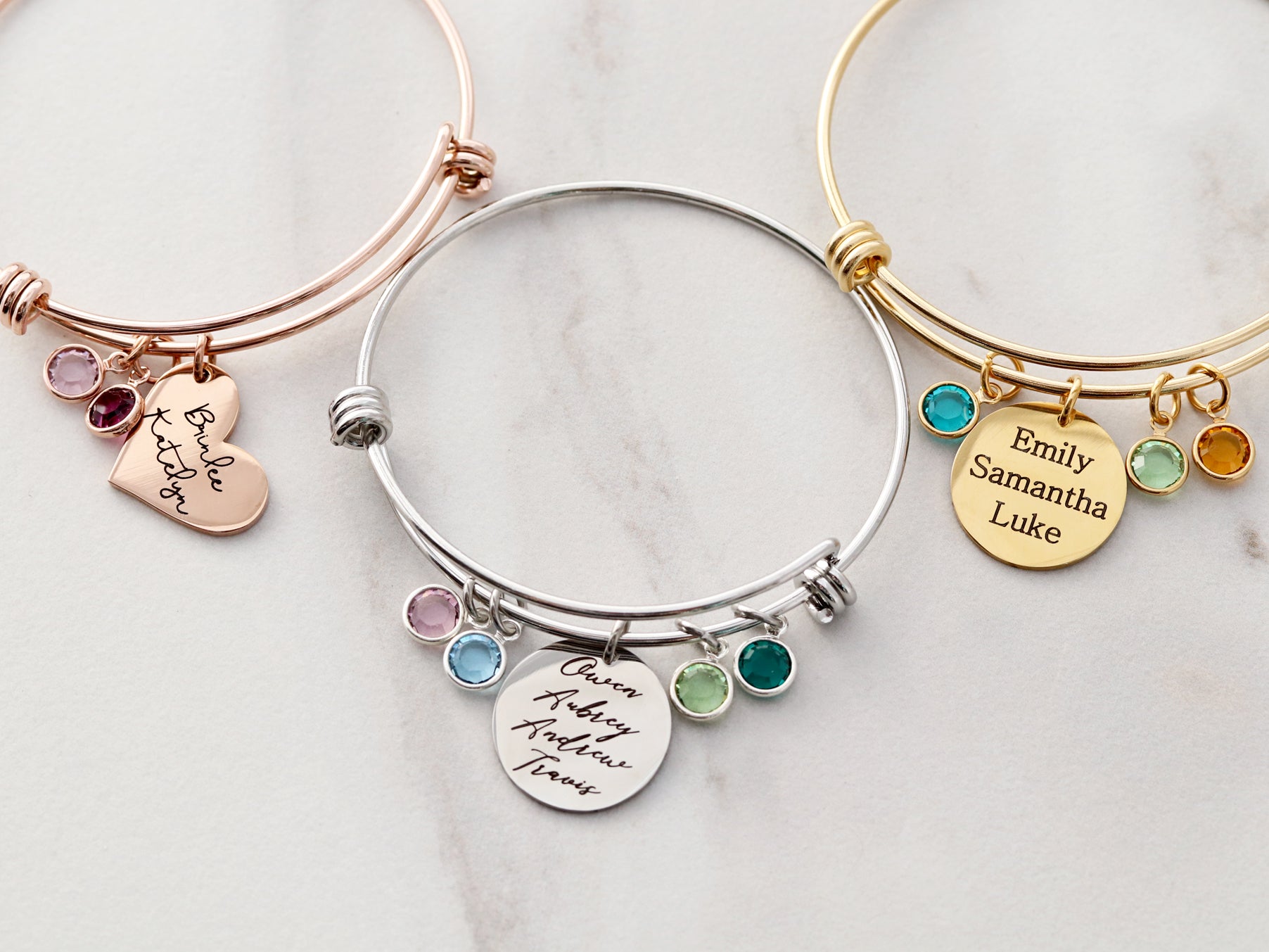 Thelma and Louise Bracelet  Birthstone charms, Womens jewelry