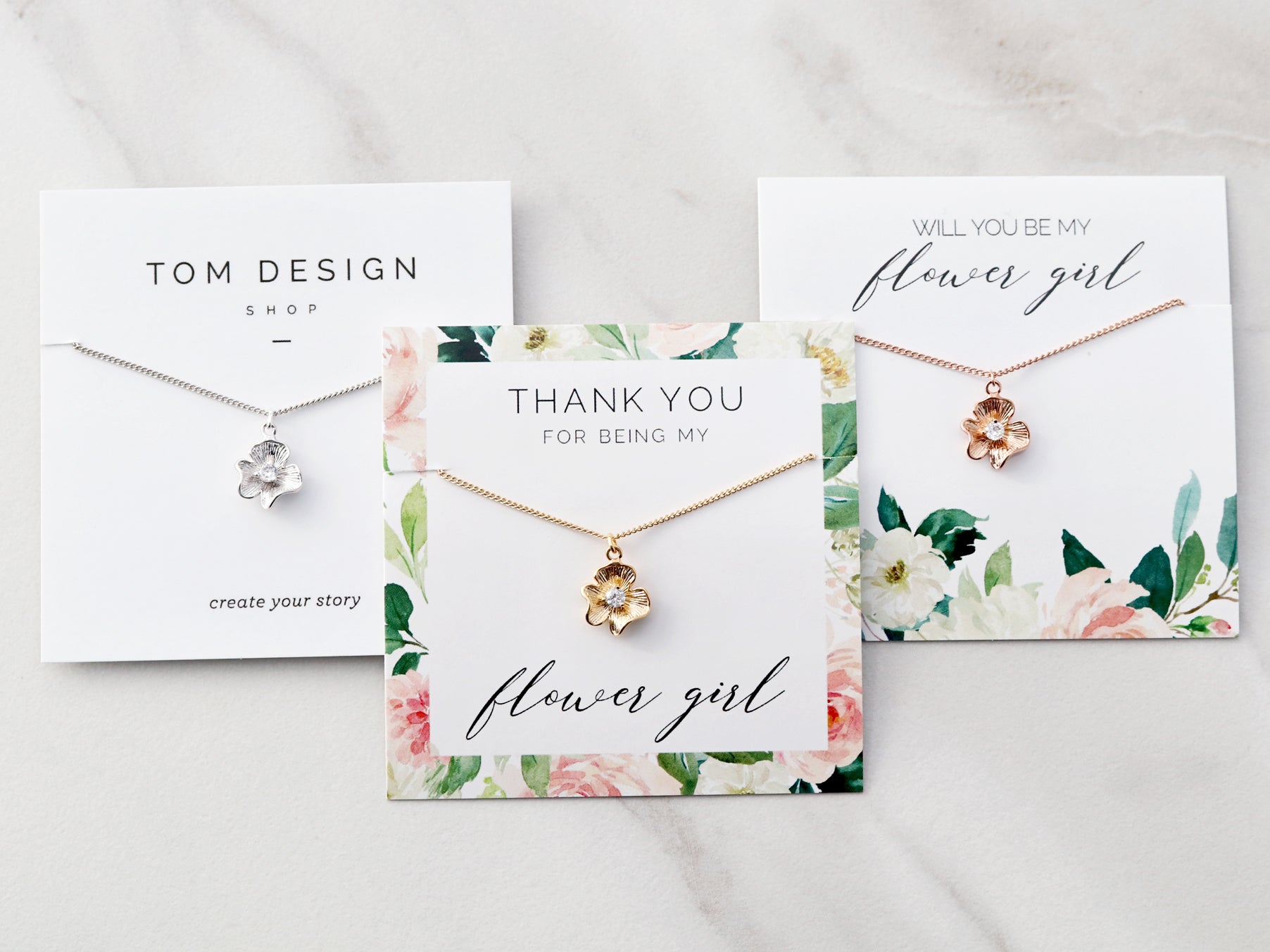 Children's Flower Necklace – Tom Design Shop