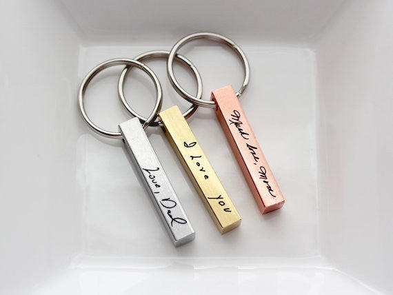 Custom Handwriting Keychain