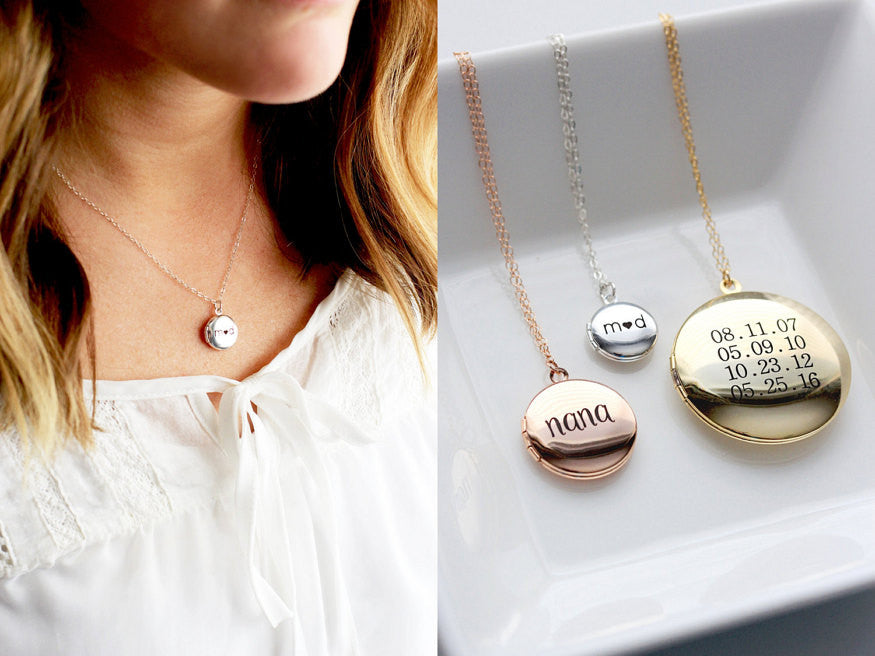 Personalized Locket Necklace