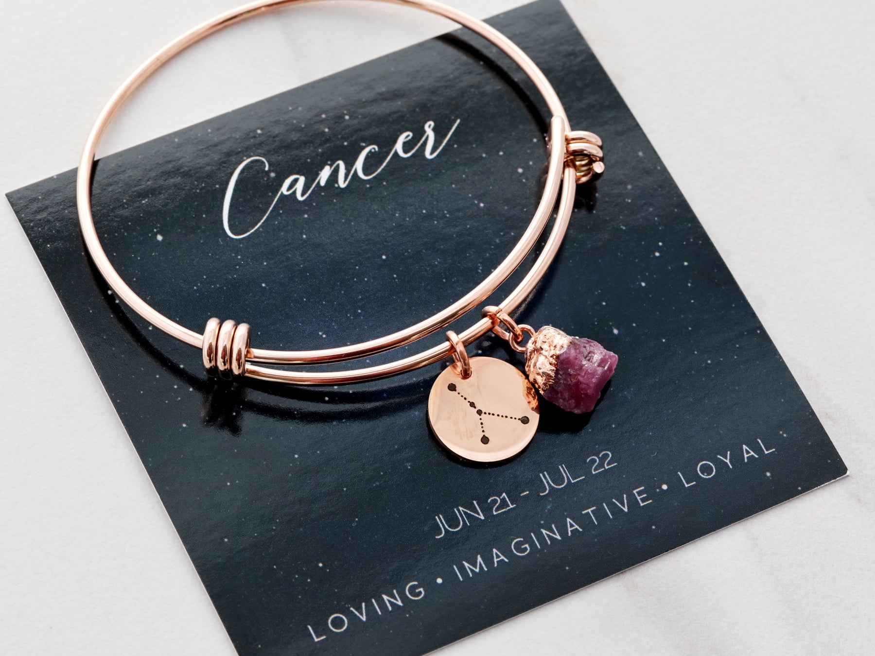 Cancer Zodiac Sign Bracelet - Healing Designed